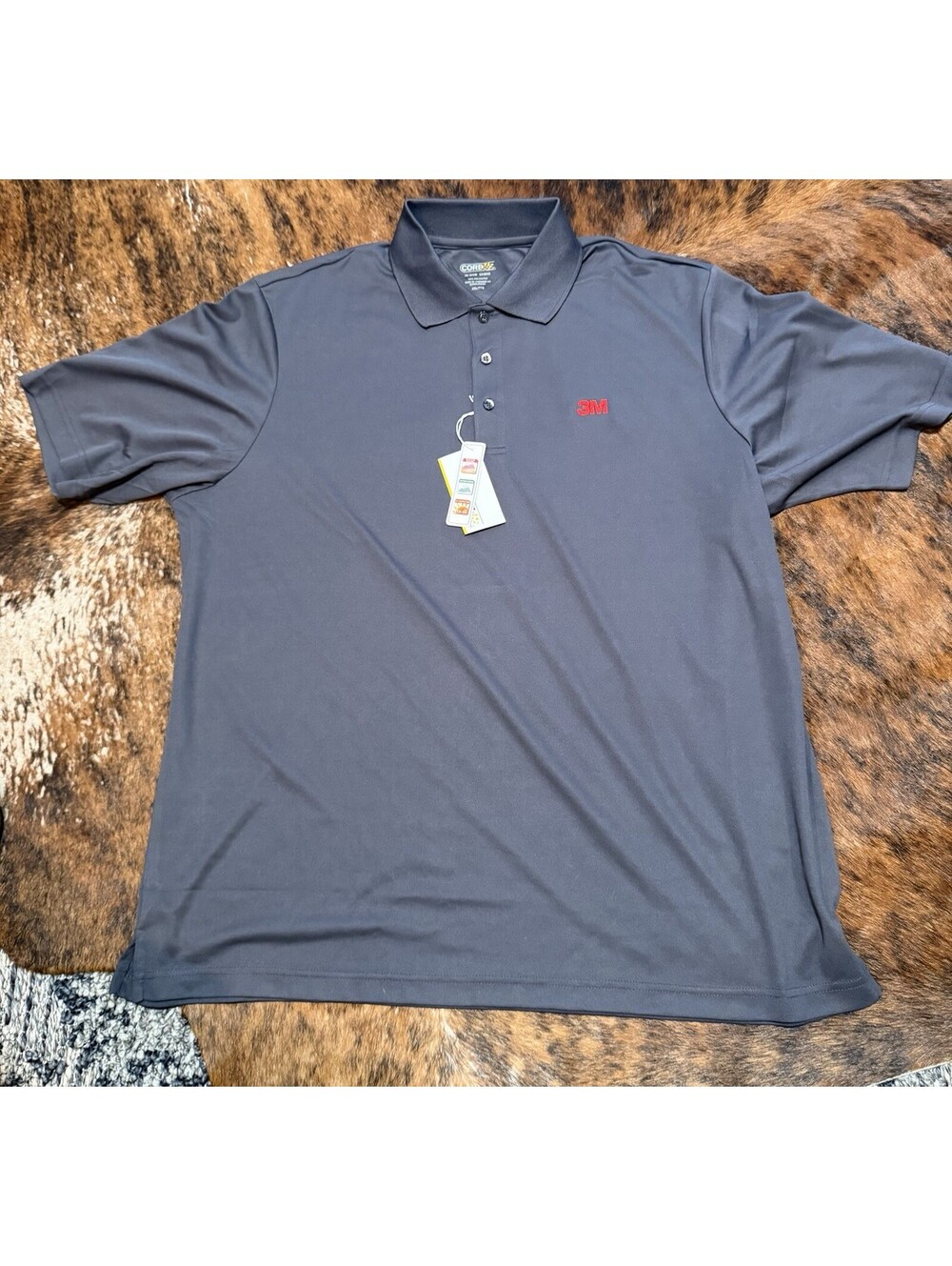 North End Core365 Golf Polo 3M Crest Embroidered Carbon Gray Men’s Size XXL NWT
